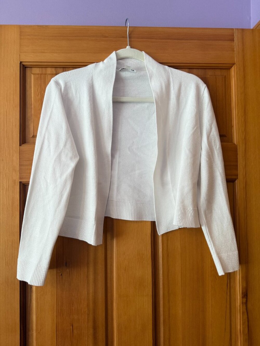 Calvin Klein White Bolero Sweater